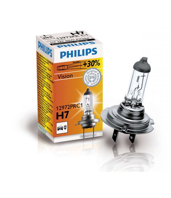 Bec halogen H7 Philips Vision +30% H7 55W 12V